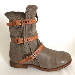A.S.98 Leather Boots-size 38